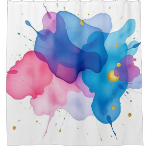 Rideaux De Douche Ethérée aquarelle Élégance : Edition 1