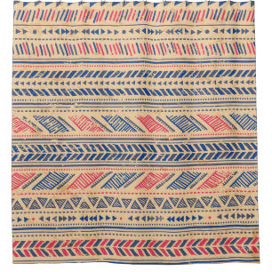 Rideaux De Douche Ethnique tribale vintage sans couture motif