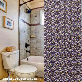 Rideaux De Douche Étoiles Abstraites