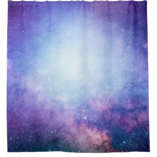 Rideaux De Douche étoiles de fumée de l'univers Abstrait