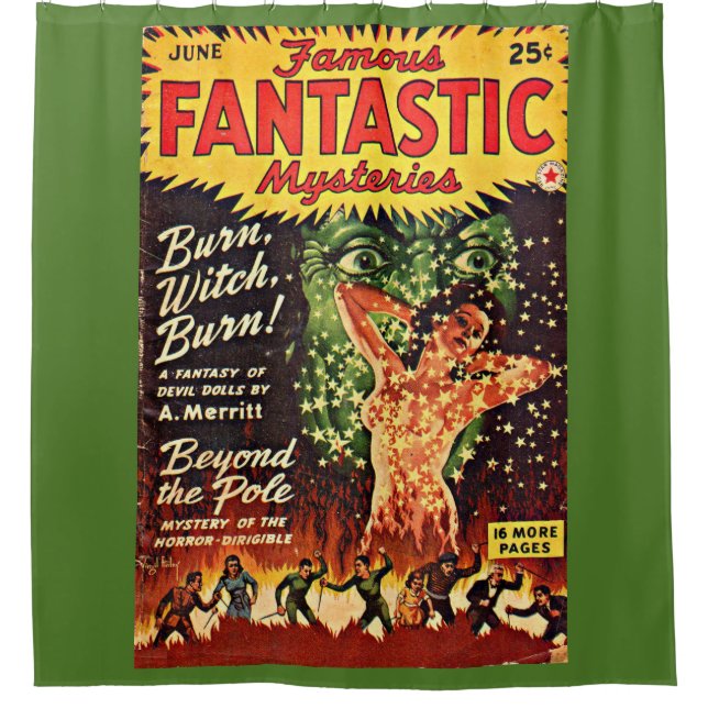 Rideaux De Douche Famous Fantastic Mysteries Juin 1942 (Devant)