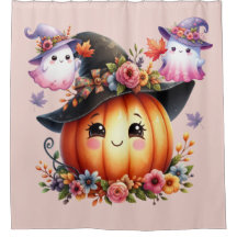 Fantômes et citrouille Halloween Design