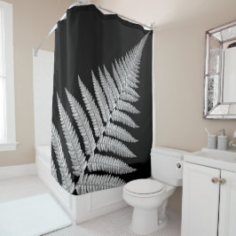 Rideaux De Douche Ferme noire et blanche