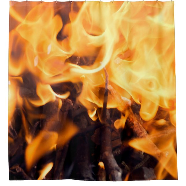Rideaux De Douche Feu Et Feu (Devant)