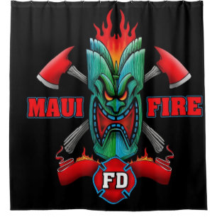 Rideaux De Douche Feu Maui