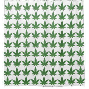 Rideaux De Douche Feuille de mauvaises herbes