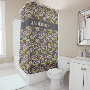 Rideaux De Douche Feuilles Rustiques Boho Personnalisés