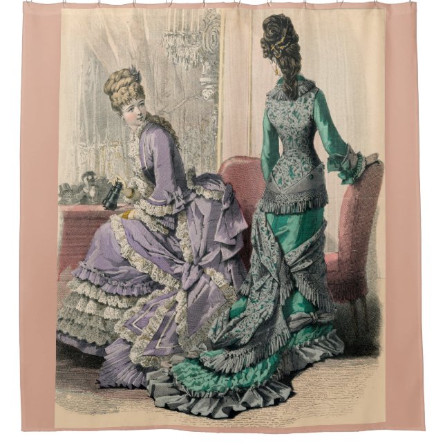 Rideaux De Douche Février 1877 Mosaïque victorienne (Devant)