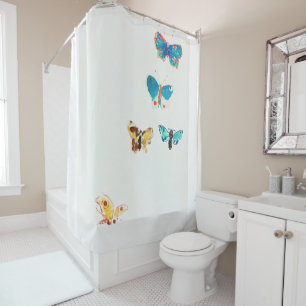 Rideaux De Douche Five Butterflies