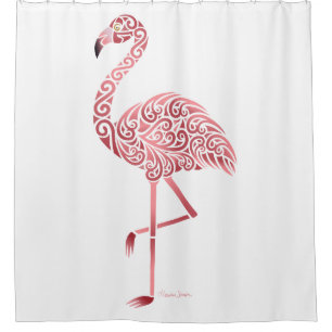 Rideaux De Douche Flamant rose rose génial