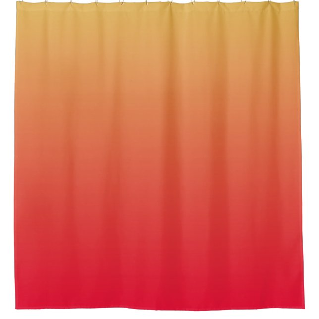 Rideaux De Douche Flamme rouge et ombre jaune (Devant)