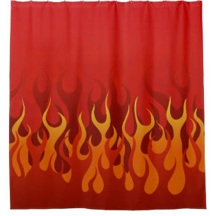 Rideaux De Douche Flammes de Kustom