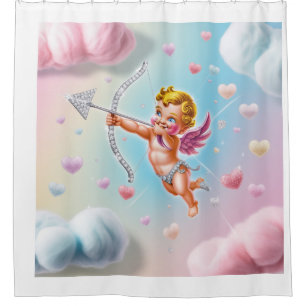 Rideaux De Douche Flèche de Cupidon en route