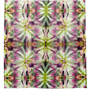 Rideaux De Douche Fleur blanche Dahlia Nature Abstraite