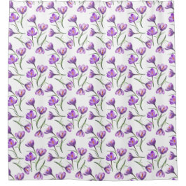 Rideaux De Douche Fleur Crocus
