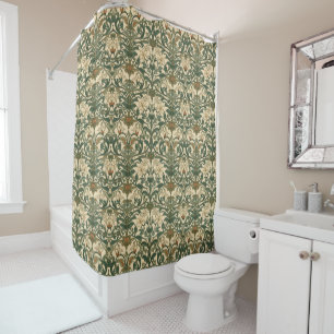 Rideaux De Douche Fleur de jardin de jasmin vintage William Morris