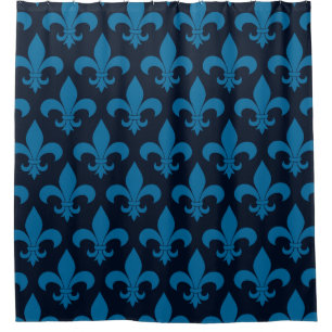 Rideaux De Douche Fleur de lis Motif Classic