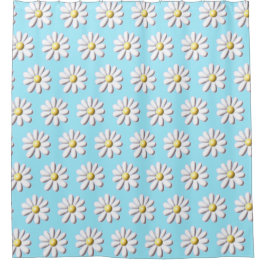 Rideaux De Douche Fleur de marguerite 3D