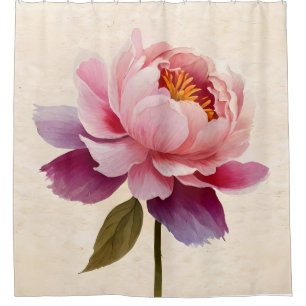 Rideaux De Douche Fleur de pivoine