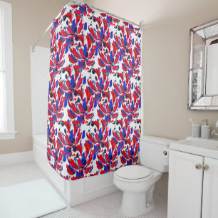 Rideaux De Douche Fleur éclatée