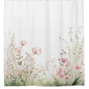Rideaux De Douche Fleur sauvage précis