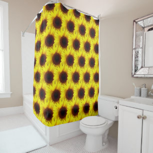 Rideaux De Douche Fleurs de soleil