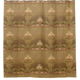 Rideaux De Douche Fleurs florales Art nouveau victoriennes