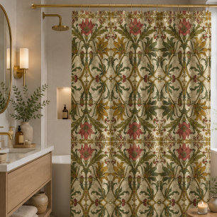 Rideaux De Douche Fleurs sauvages de lys doré William Morris