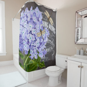 Rideaux De Douche Fleurs vintages