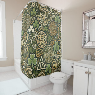 Rideaux De Douche Floraison celtique