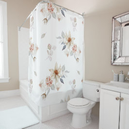 Rideaux De Douche Floral élégant et intemporel
