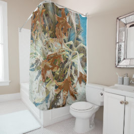 Rideaux De Douche Floral exotique