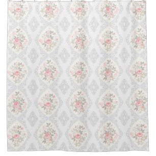 Rideaux De Douche Floral Vintage