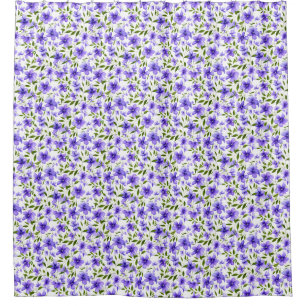 Rideaux De Douche Flower Fun violet unique