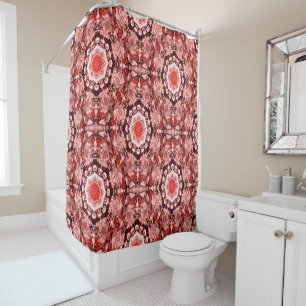 Rideaux De Douche Flower Terracotta......