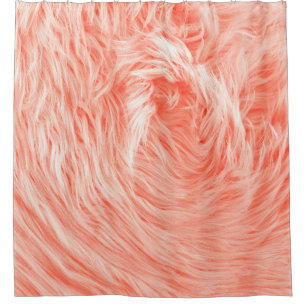 Rideaux De Douche Fluffy fausse fourrure textile