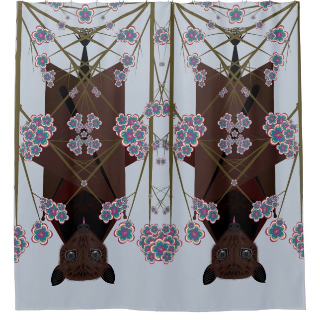 Rideaux De Douche Flying Fox Sky Blue (Devant)