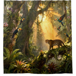 Rideaux De Douche Forêt tropicale