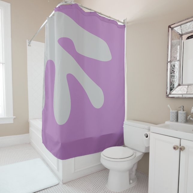 Rideaux De Douche Formes d'art minimal moderne Abstrait (En situation)