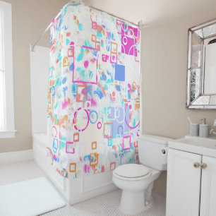 Rideaux De Douche Formes géométriques Abstraites
