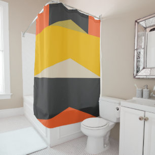 Rideaux De Douche Formes géométriques modernes d'art abstrait de l
