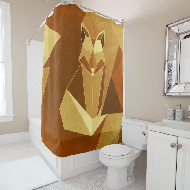 Rideaux De Douche Fox (En situation)