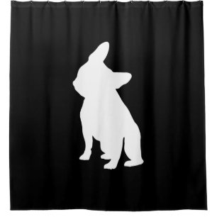 Rideaux De Douche français bulldog   frenchie cadeau mignon