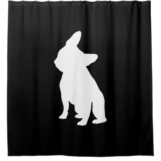 Rideaux De Douche français bulldog | frenchie cadeau mignon (Devant)