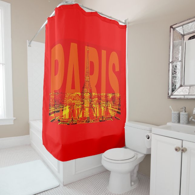 Rideaux De Douche France Paris   (En situation)