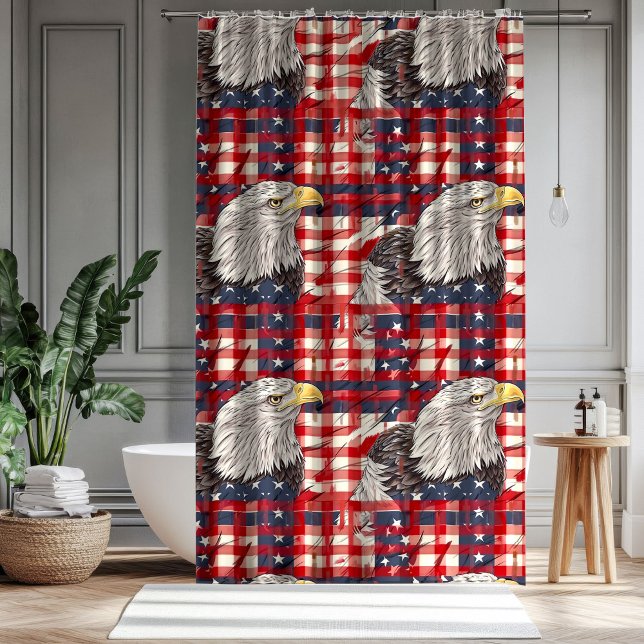 Rideaux De Douche Freedom Shower Curtain Eagle Glory for Patriots (Freedom Shower Curtain Eagle Glory for Patriots)