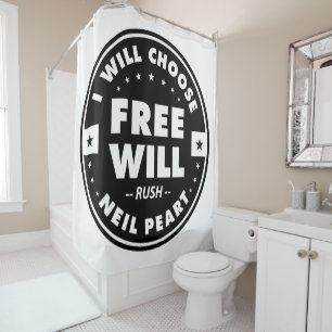 Rideaux De Douche Freewill, citation motivante