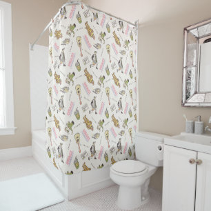 Rideaux De Douche FRIENDS™ Motif Dessin Animé Brun