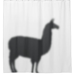 Rideaux De Douche Funny silhouette de lama