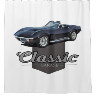Rideaux De Douche Garage classique Corvette